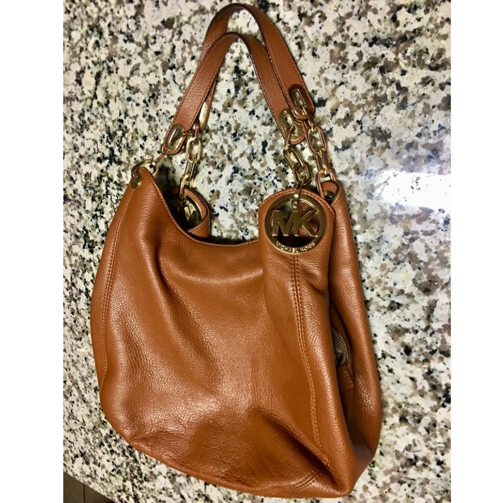 Like New Camel Colored Michael Kors Purse